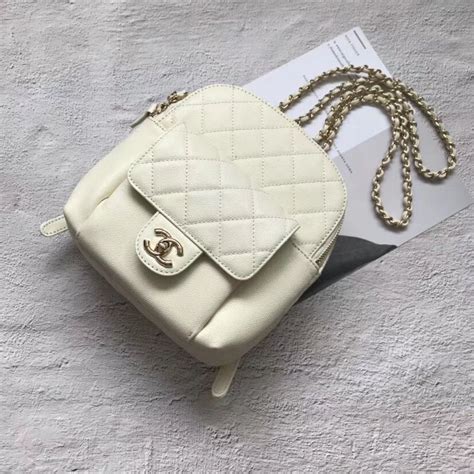 chanel mini backpack white|Chanel body bag small.